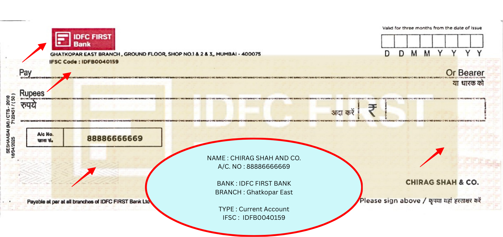 Chirag Shah & Co. Banker List